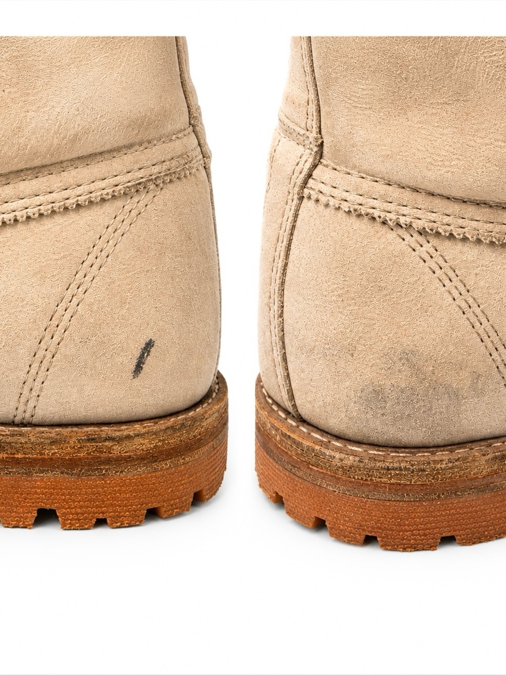 FRYE!! 🔥🔥 Phillip Leather Lug Work boot 87828 in Cement w/Leather Laces Size 11 - Picture 3 of 9